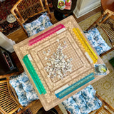 Mahjong Gaming Mat, Cannage Blonde – Rules Edition