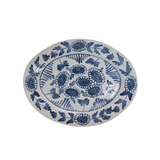 Blue Hungarian Floral Platter