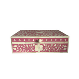 Flower Bone Inlay Box