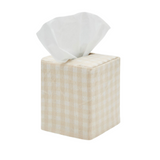 Rosa Check Fabric Tissue Cover