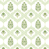 Indiennes Mahjong and Game Tablecloth | Green