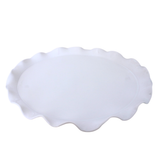 Oval Scallop Edge Platter