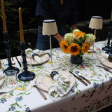 S&B x John Derian Wildflower Linen Tablecloth