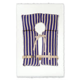 Retro Life Vest Print | Blue Striped