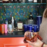 Flower Stemless Wine Glass