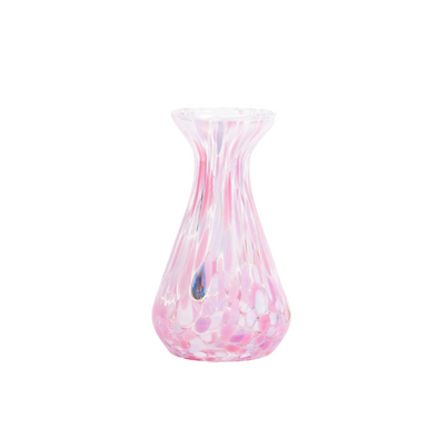 Murano Glass Bud Vase, Pink
