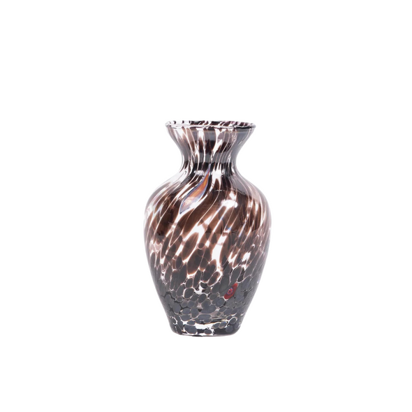 Murano Glass Bud Vase, Smoke