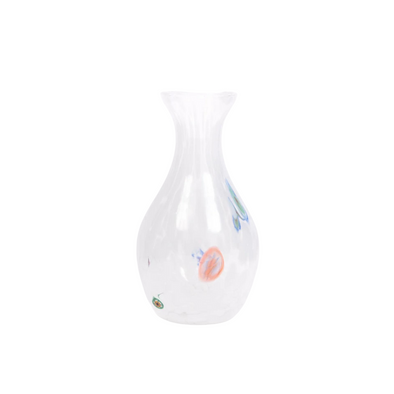 Murano Glass Bud Vase, White