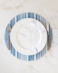 Stuart Blue Stripe Placemat | Set of 2