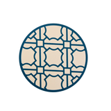 Asian Cane Coasters | Set of 4