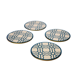 Asian Cane Coasters | Set of 4