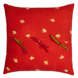 Indonesian Red Rose Pillow