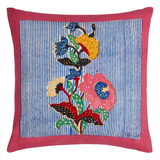 Indonesian Red Rose Pillow