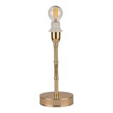 Bamboo Lamp Base | Matte Gold