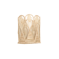 Woven Bombalia Scalloped Vase