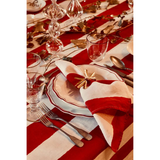Red Stripe Tablecloth