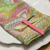 Dragonfly Napkin Clip in Horn