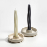 Twist Tapered Candle | Set of 2