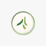 Sweet Pea Duet Hors d'Oeuvres Paper Plate | Set of 12