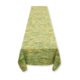 'Marble Fan' Linen Tablecloth | Green