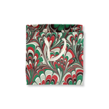Holiday Festive Hand Marbled Gift Bag | Small