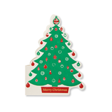 Christmas Tree Cut-Out Greeting Card