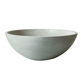 XL White Pearl Round Serving Bowl