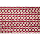 Block Printed Wrapping Paper in Red | 3 Sheets
