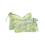 Seaglass Peacock Pouches | Set of 2