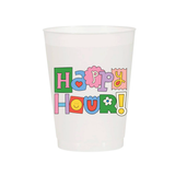 Happy Hour Frosted Cups | Set of 10