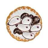 Vintage Gilman Collamore Hand-Painted Oyster Plate