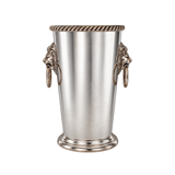 Mid-Century Wallace Silver Champagne Bucket with Lion Head Handles