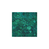 Malachite Linen Napkin in Emerald Green