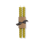 10" Rope Taper Handmade Beeswax Candles