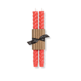 10" Rope Taper Handmade Beeswax Candles