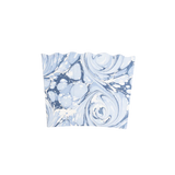 Hand-Marbled Scallop Waste Bin / Storage Bin in Ocean Wave