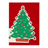 Christmas Tree Cut-Out Greeting Card