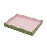 Allegra Wiggle Tray in Pink and Green