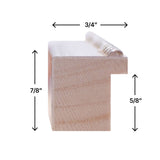 Hand Painted Navy Beaded Wood Picture Frame