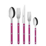 Bistrot Raspberry Pink 5-Piece Flatware Place Setting