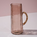 Mauve Hammered Water Pitcher