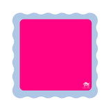 Scalloped Mahjong Mat in Blue