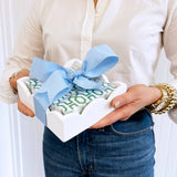 Lacquered Scalloped Napkin Holder | White