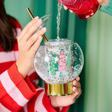 Let It Snow Globe Sipper Novelty Cup