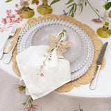 Our June Floral Linen Napkin