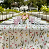 Gladioli Linen Tablecloth