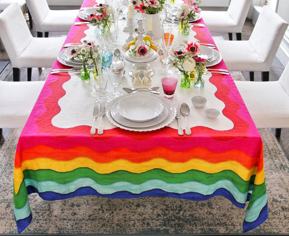 Summer Rainbow Tablecloth