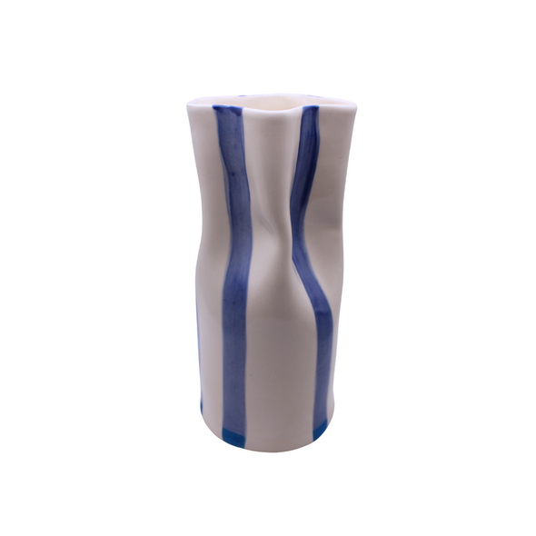 Ceramic Paper Bag Style Vase