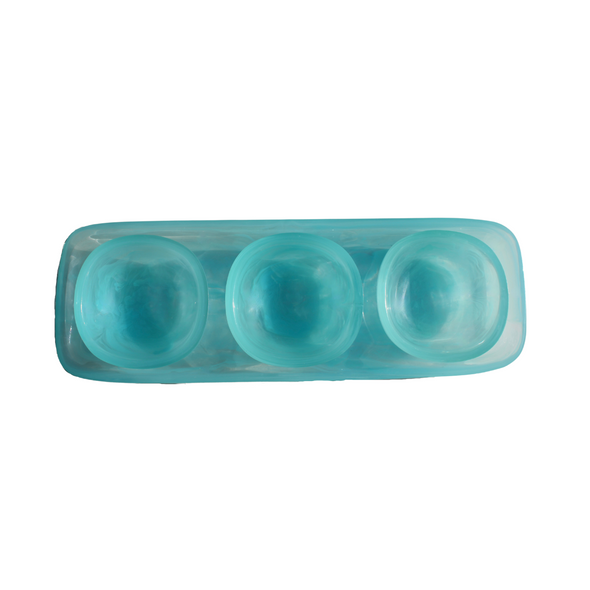 Tapas Resin Bowl and Platter Set