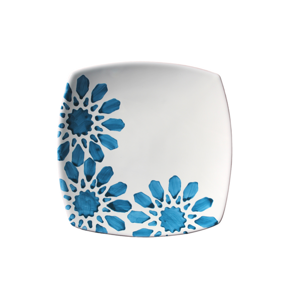 Blue and White Floral Plates